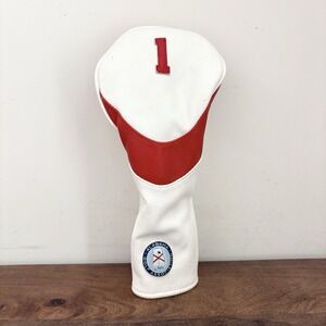 Vintage Imperial Alabama Golf Association AGA #1 Driver Head Cover Red White